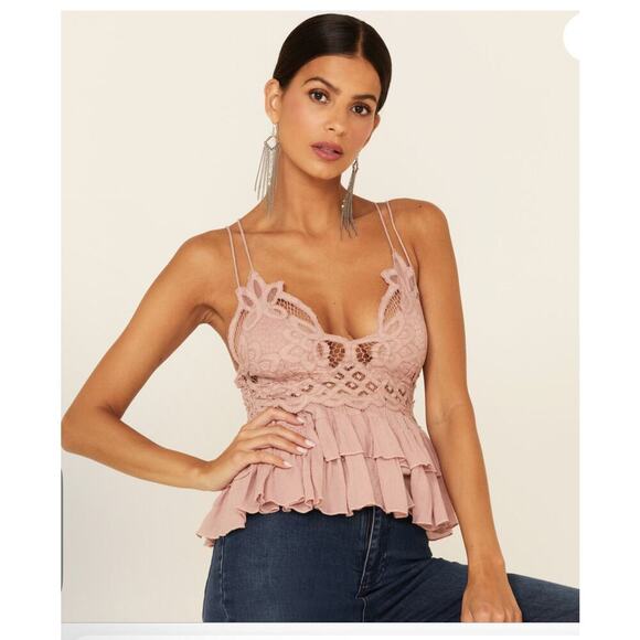 Free People Tops - Free People Adella Cami Size S New With Tags Mauve